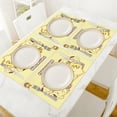 thumbnail image 5 of Pompompurin Placemats for Dining Table Set of 4, Decorative Place Mats for Kitchen Table Heat Insulation Stain Resistant Table Mats 12 X 18 Inch, 5 of 8
