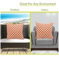 thumbnail image 5 of Burnt Orange Bamboo Large Pillow 20x20, 5 of 5