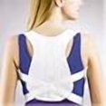thumbnail image 2 of FLA Orthopedics Posture Control Shoulder Brace with Plastic Stays for Extra Support, Small (Chest Size: 24 - 30 Inch), White, 2 of 2