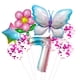 thumbnail image 1 of Set de globos con diseño de mariposas y flores para fiesta de séptimo cumpleaños, 9 unidades, 1 of 1