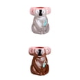 thumbnail image 1 of 2x Hawaii Tiki Tazas Taza Con Forma De Koala De Cerámica Coleccionable Para Vasos De Fiesta Soledad Tazas Lindas Tiki, 1 of 9