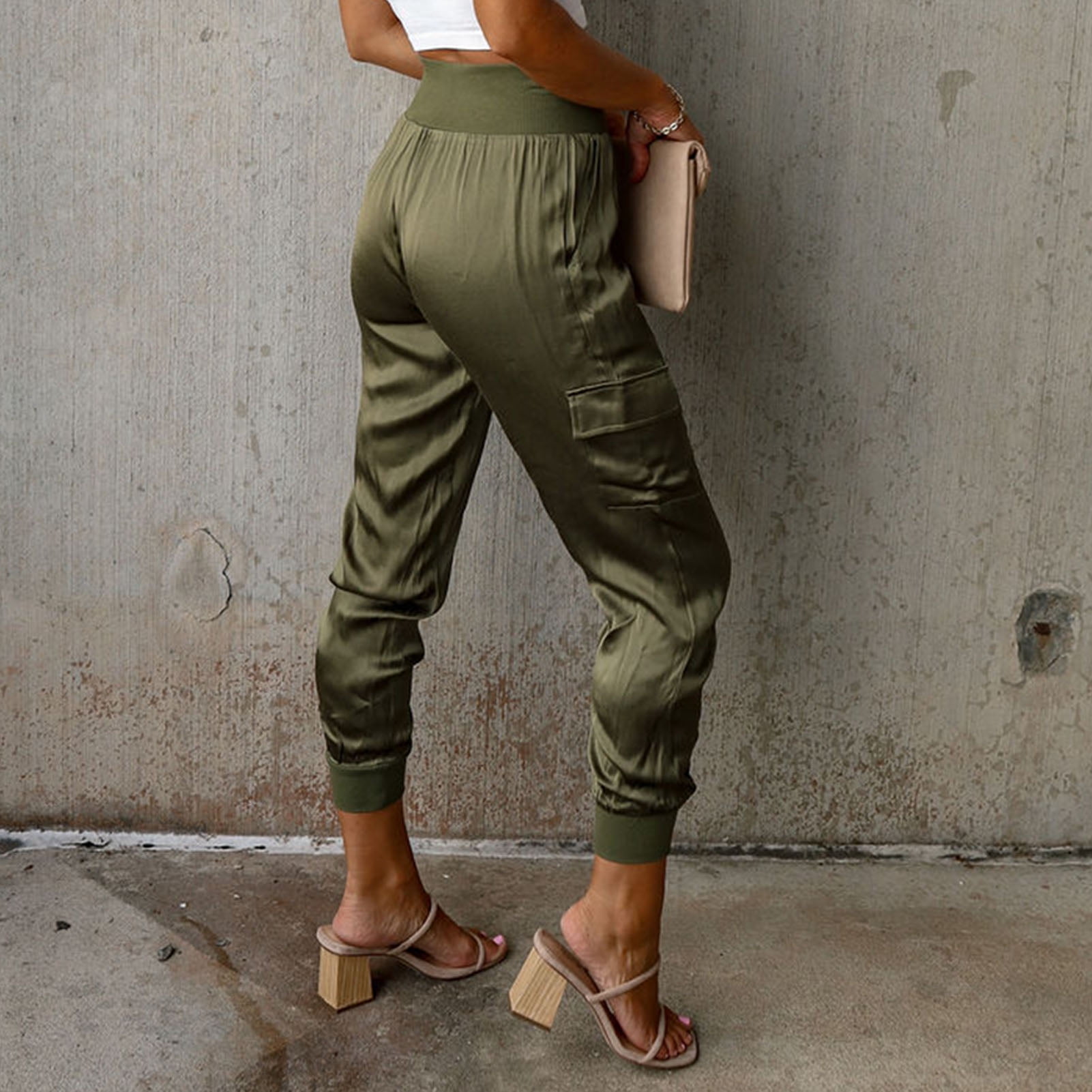 Femme Elastique Pantalon Femme SerrÃ© Cheville Acheter Pantalon