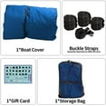 thumbnail image 5 of iCOVER Trailerable Pontoon Boat Cover, Fits 21 to 24ft Long & Beam Width up to 102in Pontoon Boat with Storage Bag (Blue 21'-24'), 5 of 5