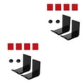 thumbnail image 3 of Sidaley Colgador de acrílico para almacenamiento de auriculares, autoadhesivo, Color sólido, barra de red para el hogar y la oficina, soporte Negro 2 piezas 2piezas, 3 of 6