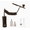 black, variant on Portable Rechargeable Mini Air Compressor Kit Air-Brush Paint Spray Gun Airbrush for Nail Art Tattoo Craft Cake Fog Mist Sprayer