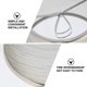 thumbnail image 2 of 2 Pcs Exquisite Lamp Covers Cloth Lampshades Anti-dust Lamp Shades (Golden), 2 of 3