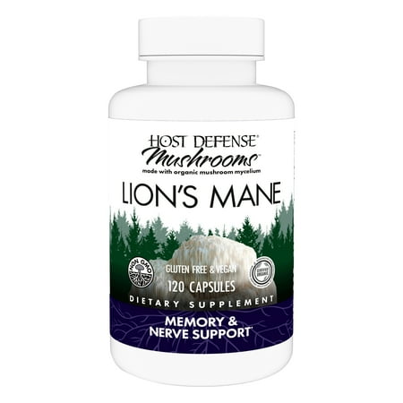 Host Defense Lion s Mane - 120 Capsules (60 Servings)