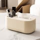 thumbnail image 2 of Dispensador de pañuelos multifuncional con resorte, ideal para el hogar y la oficina, diseño elegante para sala de estar y baño, sistema de elevación fácil para acceder al papel, tamaño compacto que, 2 of 6