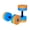 satsuma blue, variant on 2Pcs Water Foam Dumbbell Light Weight Exercise Dumbells Water Fitness Exercises Equipment for Adults, Beginner