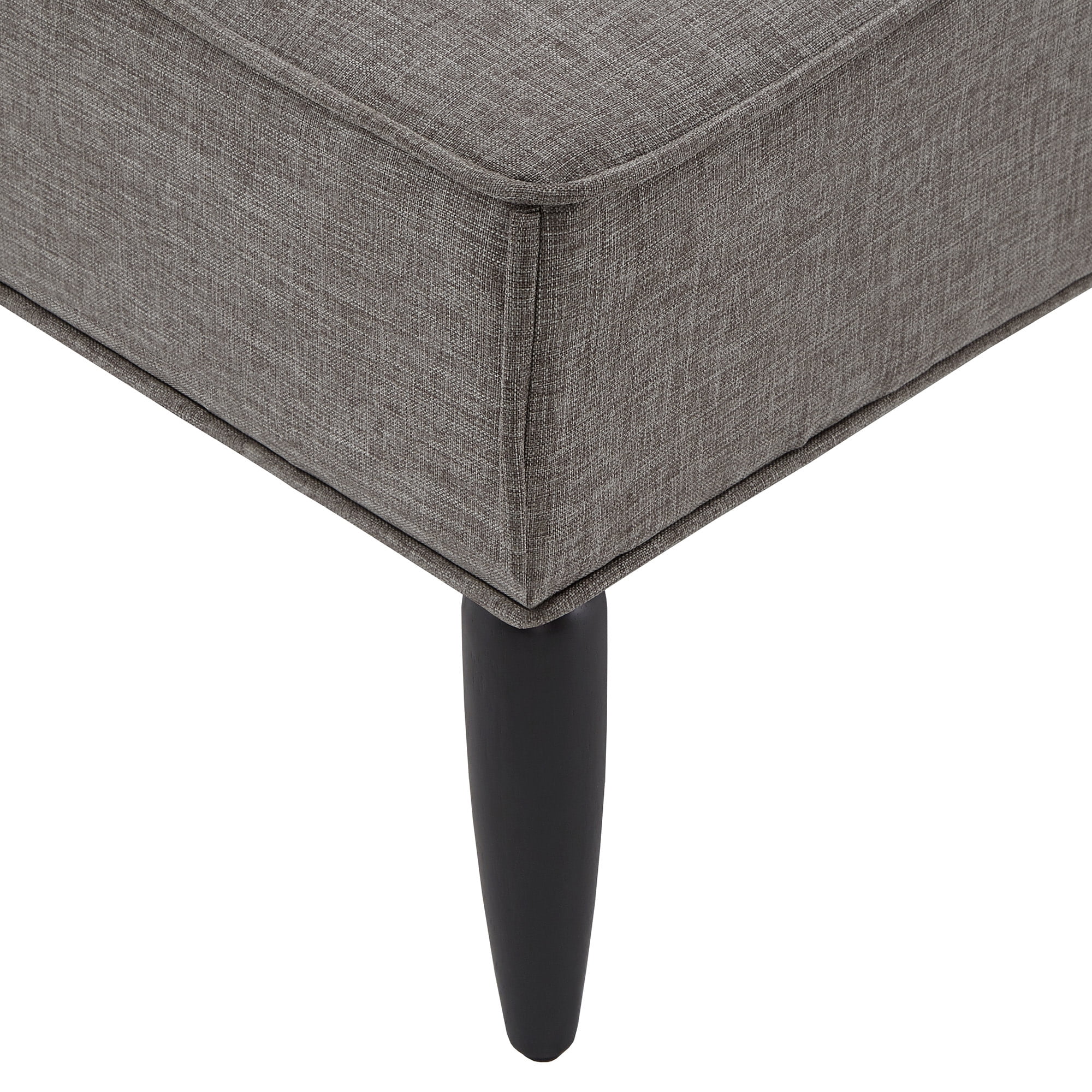 Weston Home Marcel Upholstered Bench, Gray