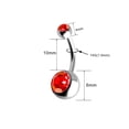 thumbnail image 2 of 15 Pcs 14G Belly Button Rings Belly Rings for unisex Belly Piercing Jewelry, 2 of 4