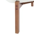 thumbnail image 5 of Woven Backrest and Wooden Frame Lounge Chairs / Minimalist Seating for Modern Spaces, 5 of 6