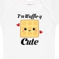 thumbnail image 4 of Inktastic Waffle Pun Im Waffle-y Cute Girls Baby Bodysuit, 4 of 5