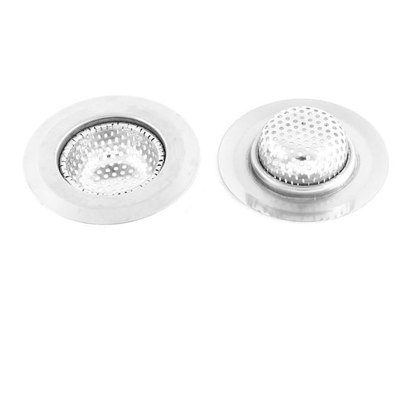 Unique Bargains Metal Sink Drain Basin Strainer Sink Strainer for Kitchen Sinks with Wide Rim