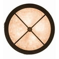 thumbnail image 4 of Meyda Tiffany 200517 Moose At Dusk 4 Light 24" Wide Semi-Flush Drum Ceiling Fixture -, 4 of 7