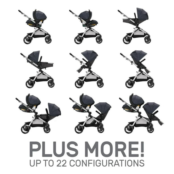 Evenflo Pivot Xpand Modular Travel System With SafeMax Infant Car