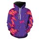 thumbnail image 1 of Sudadera con capucha para hombre, diseño de flor de magnolia, de moda, de gran tamaño, con capucha, estilo hip hop, informal, de primavera, de manga larga, genial., 1 of 6