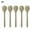 4# Unpainted, variant on D-GROEE 5Pcs Wood Mixing Spoon Long Handle Wooden Spoons for Eating Mixing Stirring Wooden Kitchen Utensil