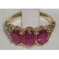 thumbnail image 5 of LBG 14k Yellow Gold Real Genuine Ruby Womens Band Ring - Size 12, 5 of 5
