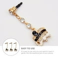 thumbnail image 2 of FRCOLOR 3 Pcs Jack Dust Plug Phone Earphone Accessory 5.5X2X0.8CM Colorful, 2 of 8