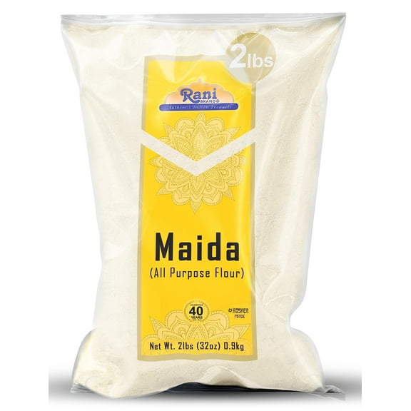 Rani Maida Flour (Indian All Purpose Flour) 32oz (2lbs) 908g Bulk ~ All Natural | Vegan | Kosher | Indian Origin