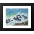thumbnail image 2 of Henry Moret 14x11 Black Modern Framed Museum Art Print Titled - Big Weather in Saint Grenoble, Pointe De Penmarc’H (1905), 2 of 5
