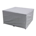 thumbnail image 1 of Funda para mesa de patio Dinheiro plateada, funda Oxford 210D para caja de terraza, funda para mesa de exterior, funda impermeable para muebles para sofá, mesa de centro y sillas, 1 of 6