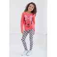 thumbnail image 3 of Disney Minnie Mouse Toddler Girls T-Shirt and Leggings 4 Piece Outfit Set Toddler to Big Kid, 3 of 5