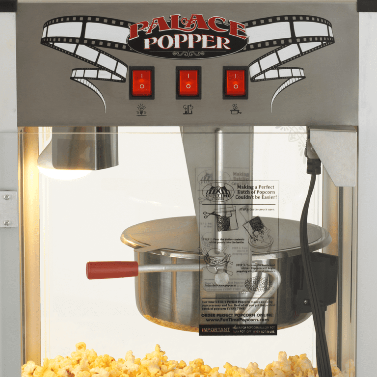 VEVOR Commercial Popcorn Machine, 12 Oz Kettle, 1440 W Countertop Popcorn  Maker for 80 Cups per Batch, Theater Style Popper with 3-Switch Control