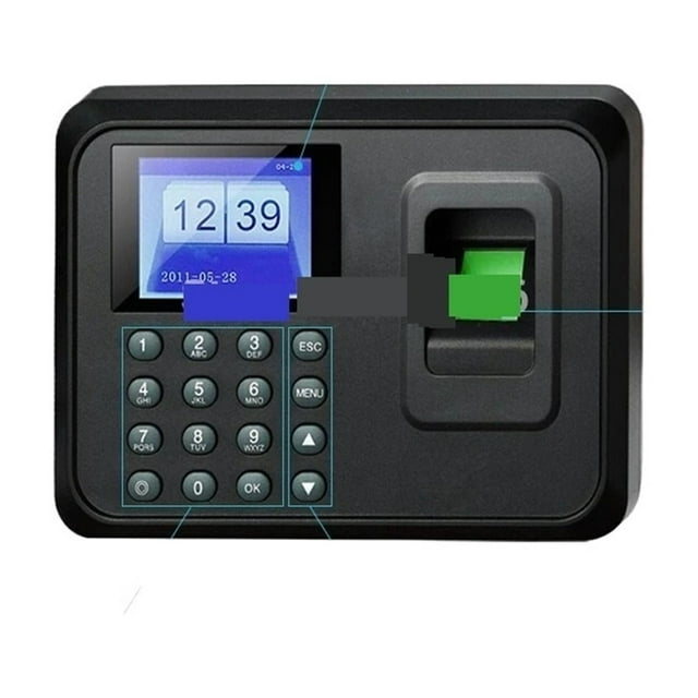 Time Clock,Attendence Machine Biometric Fingerprint Time Attendance Time Clock Recorder Employee Digital Electronic Attendance Machine