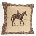 thumbnail image 4 of Set of 2 Ranger 1863 Man On A Horse With Check Accents Cushion Cover, 4 of 4