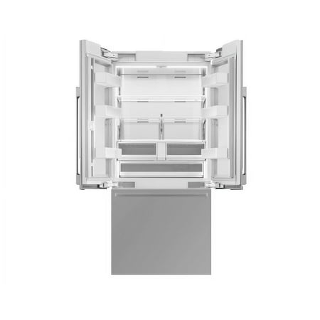 Dacor - 21.3 Cu Ft French Door Built In Panel Ready Refrigerator with FreshZone Drawer and Precise Cooling - Custom Panel Ready