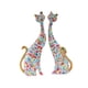 thumbnail image 5 of Estatuilla de gato de 2 piezas, estatua de Animal, decoración de centro de mesa decorativa de resina para armario, escultura elegante colori Estilo A BLESIY Estatuilla de gato, 5 of 8