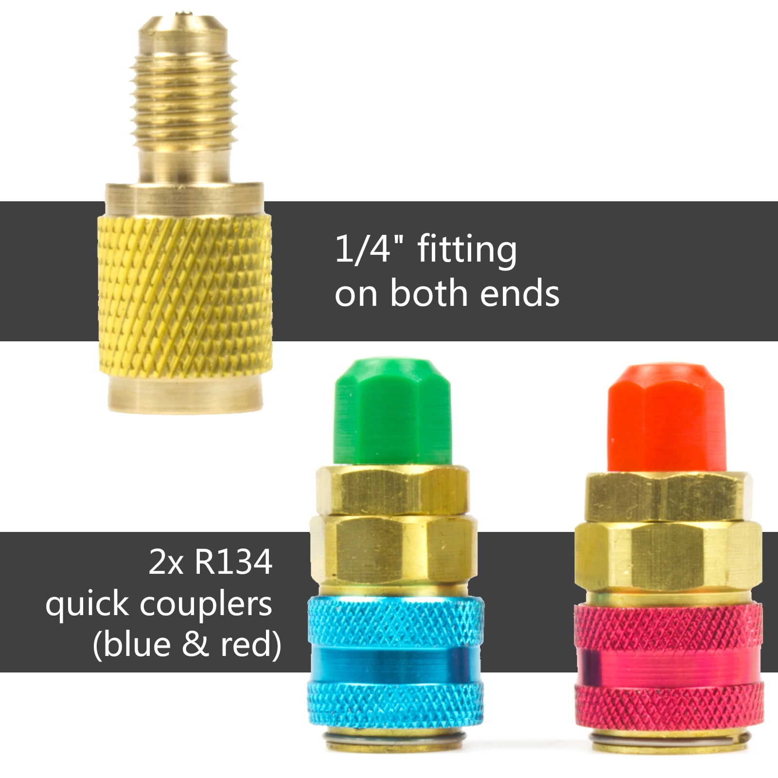 Manifold Gauge Air Conditioning Pressure Gauge Manometer Fit R12 R22 R134a R502 A/C Diagnostic Refrigeration Kit