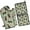 Rottweiler with Floral, variant on Rottweiler Dogs Kitchen Oven Mitt and Pot Holder Sets 2 Pcs for Baking, Cooking and Grilling, Heat Resistant Up To 392 °F