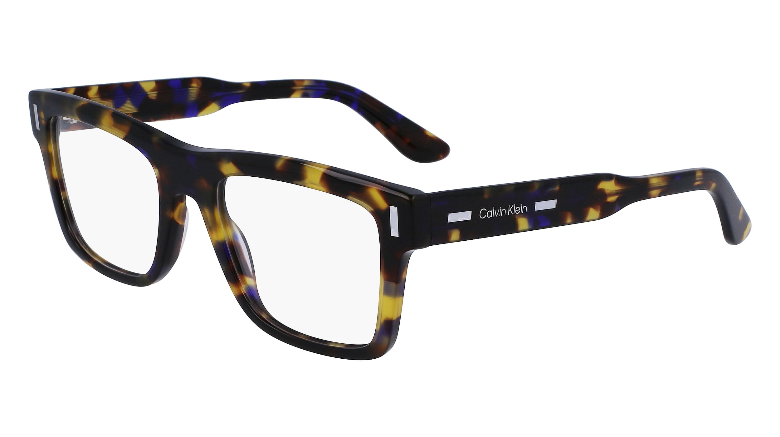 New Calvin Klein CK 22538 023 Striped Grey Eyeglasses 55/18/145 Calvin Klein CK22538 023 Transparent Dark Grey Eyeglasses  main image 2