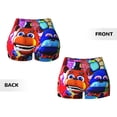 thumbnail image 5 of Lsque Five Nights At Freddy'S Pattern High Waisted Biker Shorts for Women-Tummy Control Fitness Athletic Workout Running Yoga Gym Shorts,Moisture-Wicking-X-Large, 5 of 9