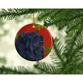 thumbnail image 2 of Carolines Treasures SS4708-CO1 Chow Chow Flocons de Neige Rouges Ornement en Céramique de Noël Ss4708, 2 of 2
