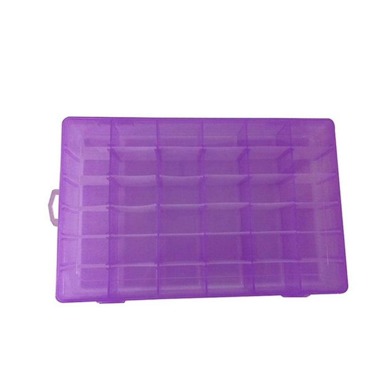 3 Set 36 Grids Clear Plastic Organizer Box with Adjustable Dividers, Clear Storage  Container for Bead Organizer, Fishing Tackles, Jewelry Storage ,Jewellery  Organiser 36 Grid , Storage Box , Plastic Box , Earring Organiser ,  Medicine Box Organiser