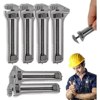 Compact Titanium Multitool Wrench,Multifunctional Adjustable Wrench Alloy Tool, Mini Portable Bottle Opener, For Outdoor Camping Hiking Backpacking Repairing