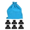 thumbnail image 1 of Ventosas De Silicona Accesorios Negros Cuidado Personal 6Pzs Con Bolsa 6 piezas con bolsa, 1 of 5