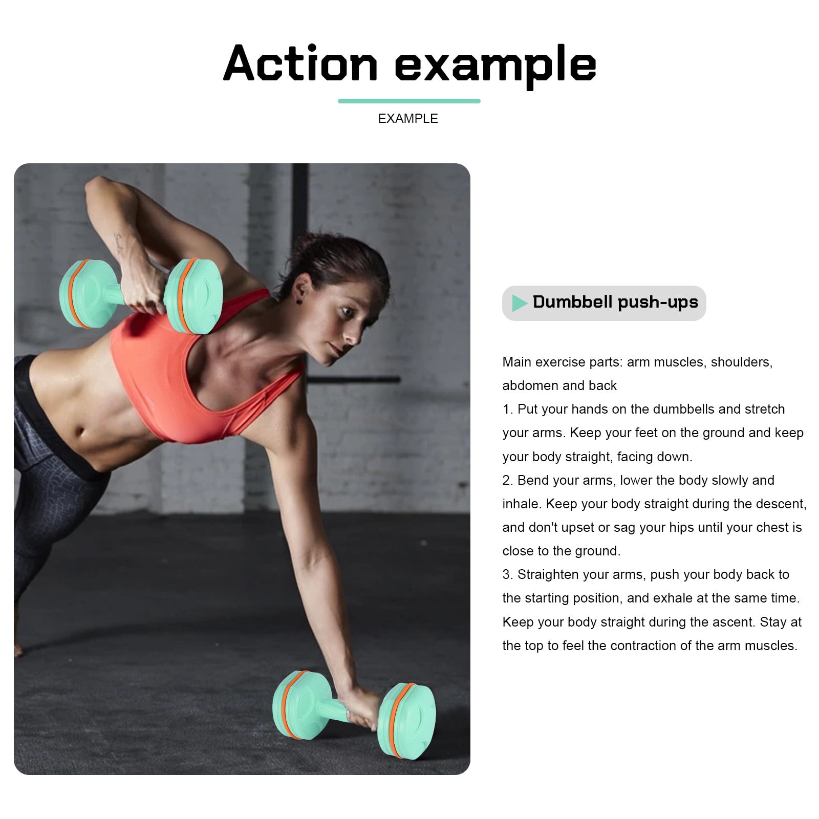 Guzom Exercise & Fitness- A Pair Dumbbell Barbell Neoprene Coated Weights 2 KG Blue