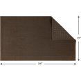 thumbnail image 3 of Cotton Paradise Bath Rug for Bathroom, 17x24 inch 100% Cotton Non Slip Bath Mat Rug, Soft Absorbent Machine Washable, Brown Bath Rug, 3 of 8