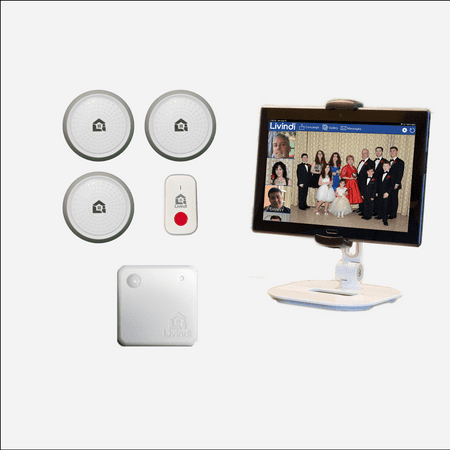 Livindi Studio for Apartments (Wifi) 10in Tablet with Emergency Alerts. Rated Most Comprehensive Monitoring System for Older Adults by National Council on Aging