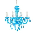 thumbnail image 3 of angelo:HOME Fulton Chandelier 4 Light in Candy Blue, 3 of 3