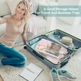 thumbnail image 6 of Ecoboom 6 Pack Clear Hard Shell Zipper Case,See-Through Hard Plastic Organizer Pouches with Zipper,Clear Travel Makeup Case,Transparent Zippered Pouches for Travel, Makeup,Crush-Resistant Storage, 6 of 7