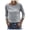Grey, variant on Womens Athletic Tops Tunics for Women Summer Tops Loose Womens Work Shirt Short Sleeve plus Long Sleeve Loose Work Women Out Shirt Long Solid Color Shirts Running Fit Black M