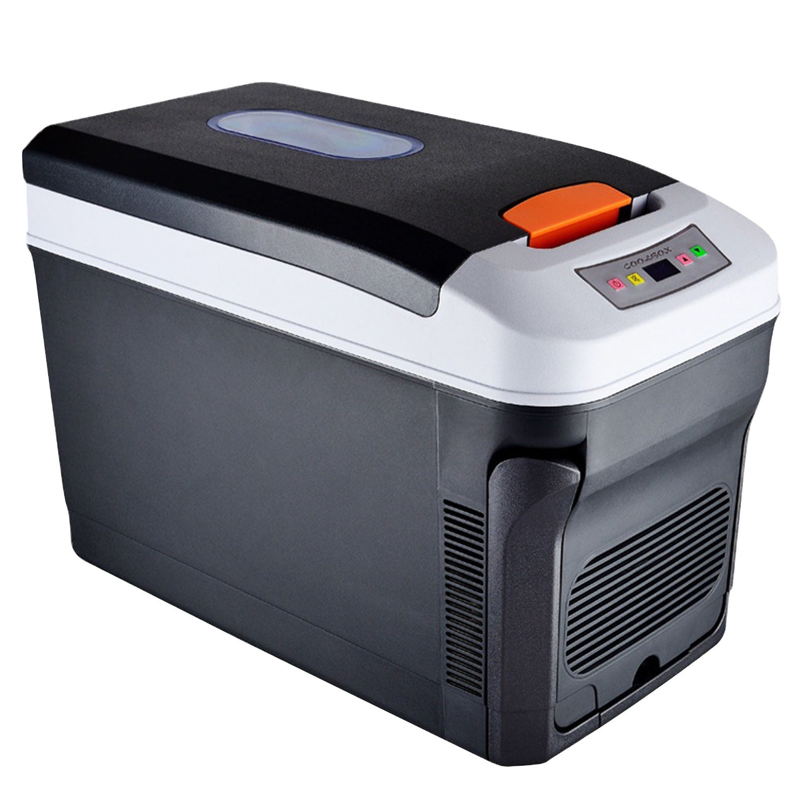 12L Car Refrigerator Cooler Warmer with 12V/220V Dual Power and Quiet Thermoelectric Cooling, Mini Fridge for Drinks Snacks Insulin Cosmetics in Car Home Dorm