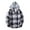 Gray, variant on TMOYZQ Mens Flannel Hoodie Drawstring Hooded Plaid Shirts Long Sleeve Casual Button Down Shirts Lightweight Flannel Shirt Jackets