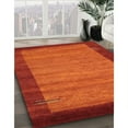 thumbnail image 2 of Ahgly Company Indoor Square Contemporary Neon Red Abstract Area Rugs, 7' Square, 2 of 6